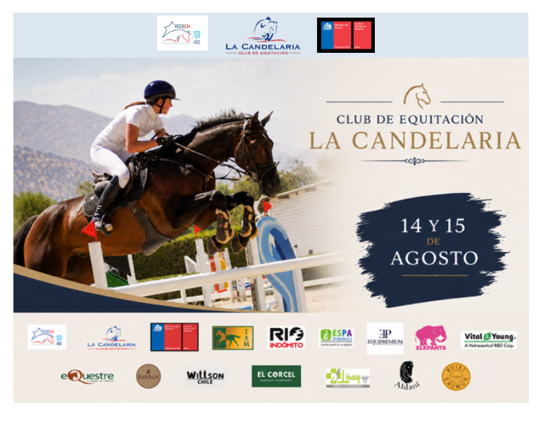 CONCURSO SALTO OFICIAL ANIVERSARIO CLUB LA CANDELARIA 14 Y 15 AGOSTO 2026