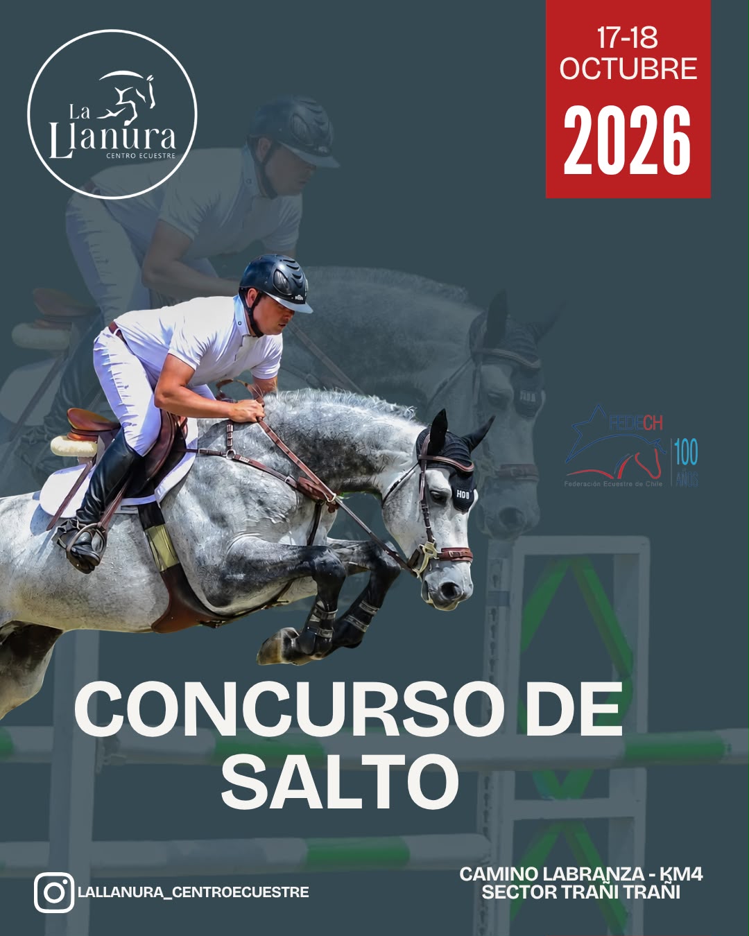 Concurso Oficial Salto Ecuestre La Llanura Temuco