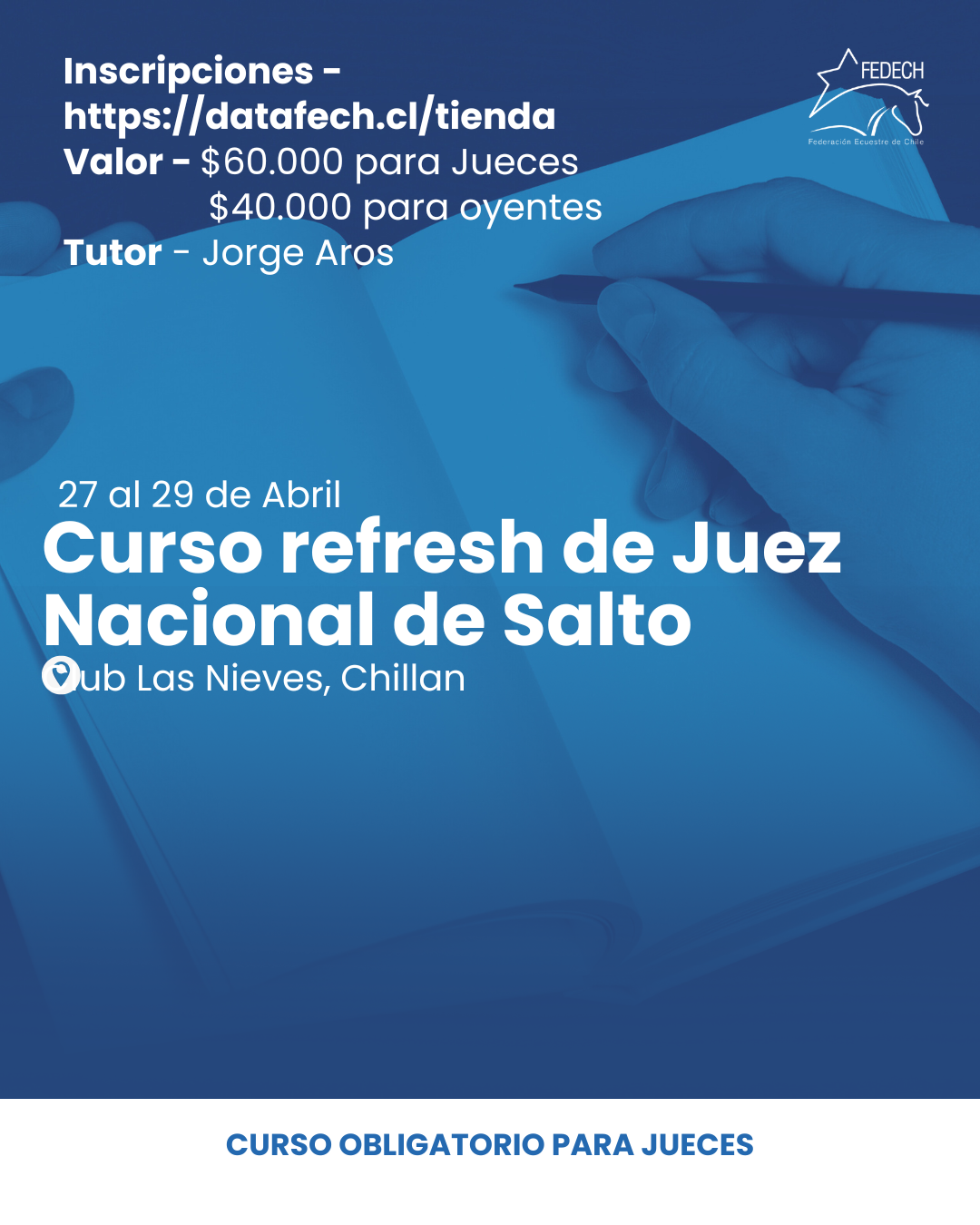OYENTES CURSO REFRESH JUEZ DE SALTO- CHILLAN CLUB LAS NIEVES
