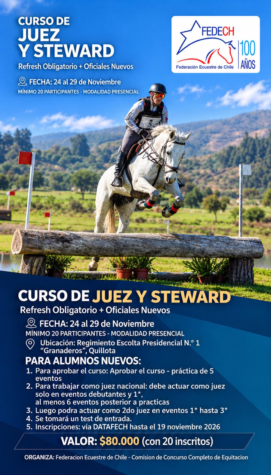 CURSO DE JUECES Y STEWARD CCE